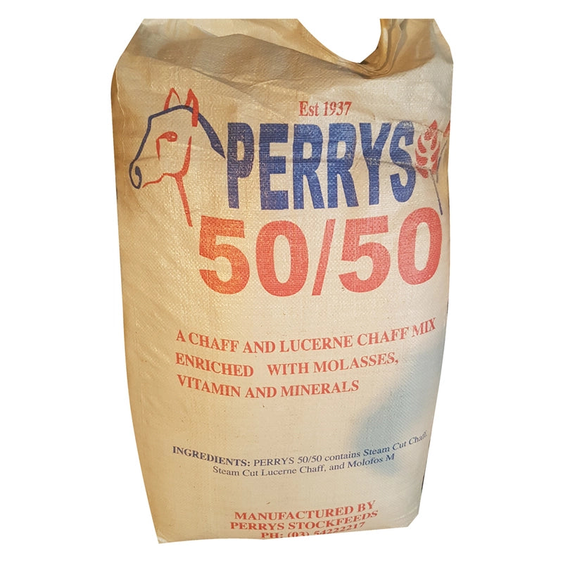 Chaff 50/50 Lucerne/Oaten Molasses 25kg Pet, Horse & Farm Pet Horse