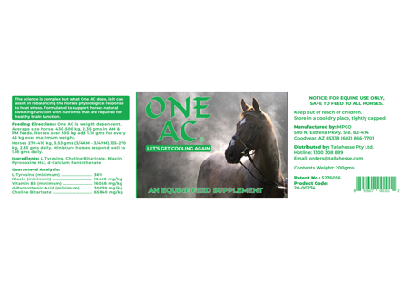 One AC Supplement 200g – Pet Horse & Farm
