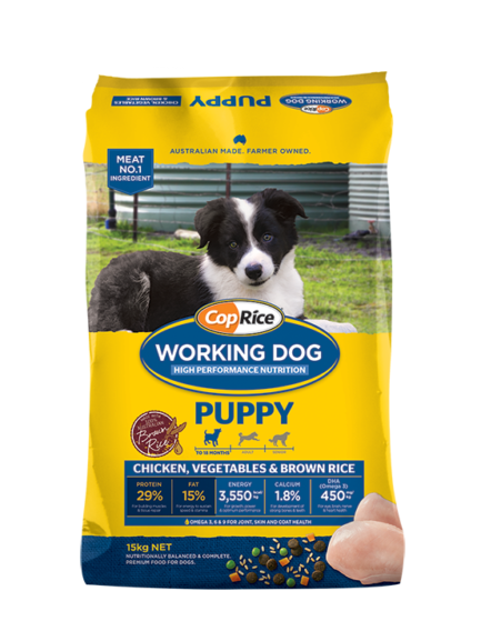 CopRice Working Puppy Food 15kg Pet Horse Farm