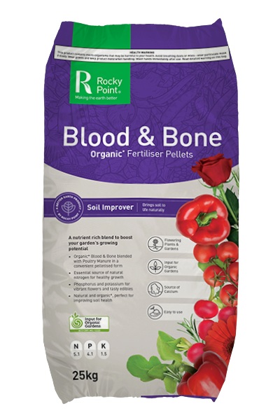 Rocky Point Blood Bone Fertiliser 25kg Pet Horse Farm