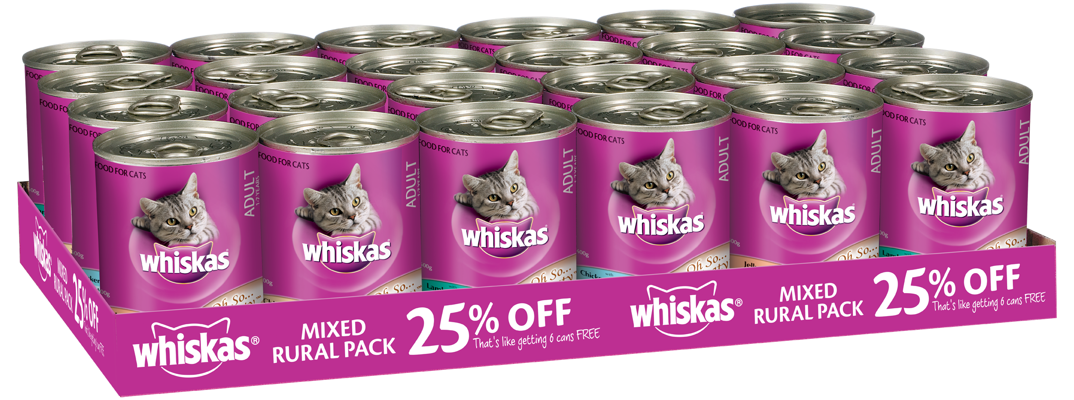 Whiskas canned cat hot sale food